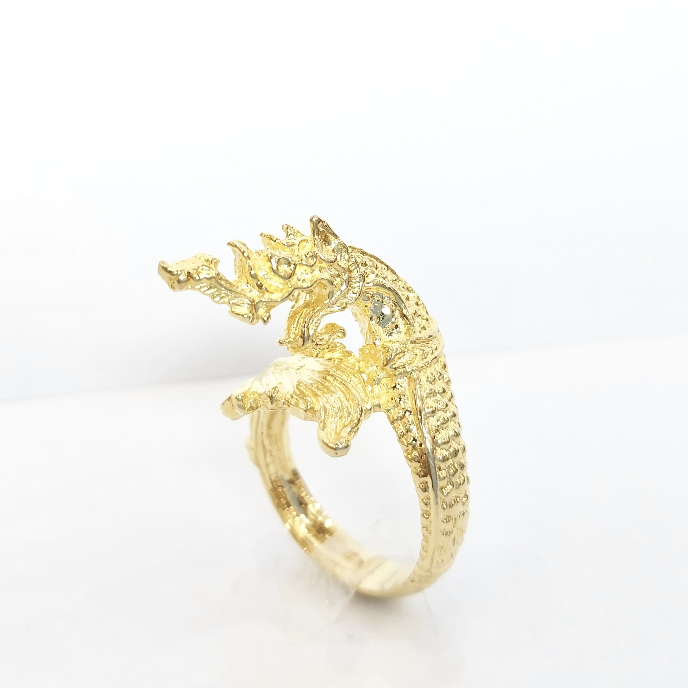 Traditional NAGA, Yellow 18k gold ring