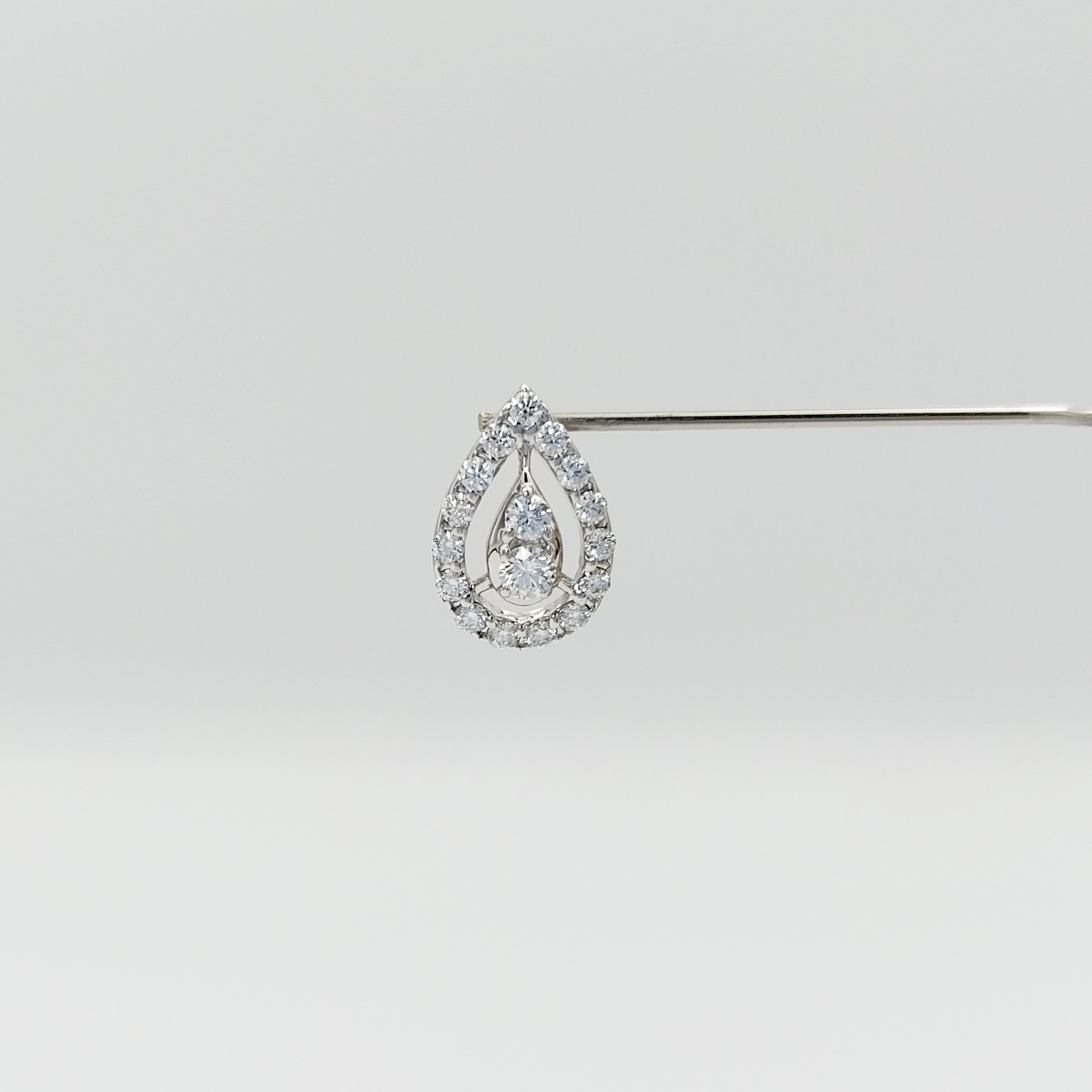 Water drop design, Diamond pendent