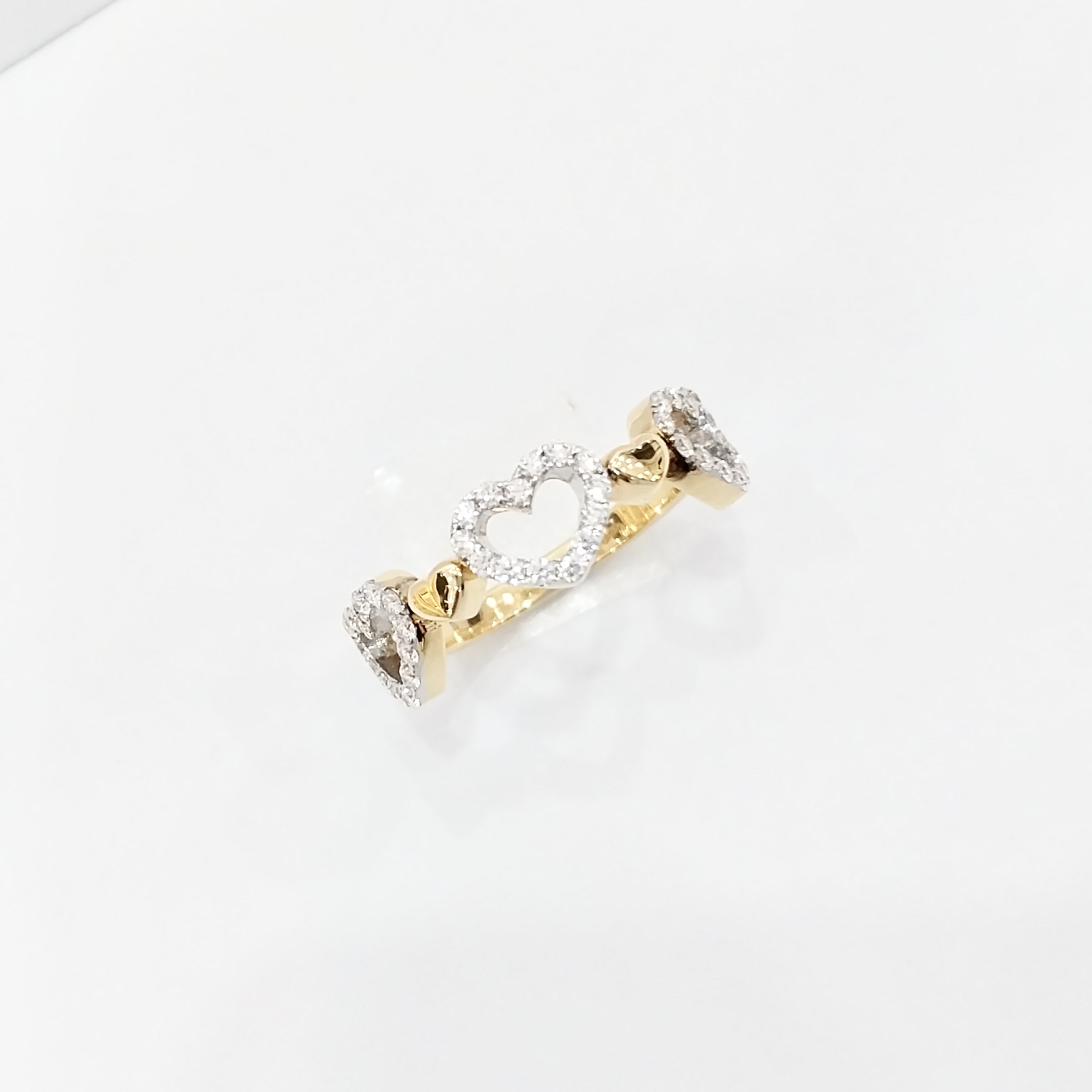 Very cute three linking Heart